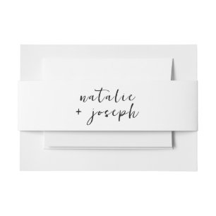 Retro Hand Geschreven Moderne Vette Kalligrafie Br Uitnodigingen Wikkel