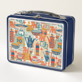 Retro Hand Painted Pottery  (Voorkant)