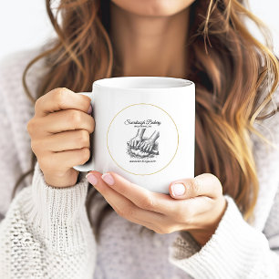  retro handgemaakte Sourdough bakkerij voor bakker Koffiemok