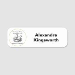 retro handgemaakte Sourdough bakkerij voor bakker Naamplaatje