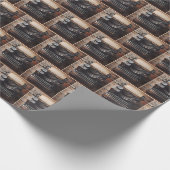 Retro Handmatige Typewriter Cadeaupapier (Hoek)