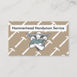Retro Handyman Service Visitekaartje