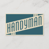 retro handyman visitekaartje (Voorkant)