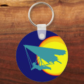 retro hang glider sleutelhanger (Voorkant)