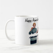 Retro Happy Administrative Professionals Day Koffiemok (Links)