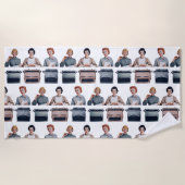 Retro Happy Administrative Professionals Day  Strandlaken (Voorkant)