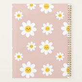 Retro Happy Face Flower Planner (Achterkant)
