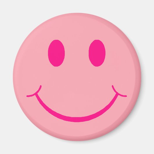 Retro Happy Face Magneet (Voorkant)