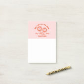 Retro Happy Flower Graphic Post-it® Notes (Op bureau)