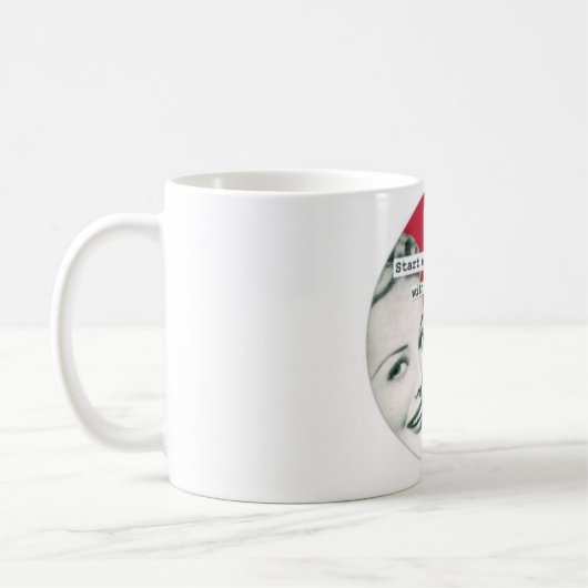 Retro Happy Houseechtgenote SMILE Mok (Links)