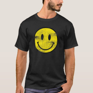 Retro Happy Smiley Face 80'S 90'S Aestheti T-shirt