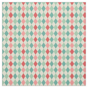 retro harlekijn geometrisch patroon stof