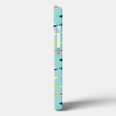 Retro Harlequin Motif iPhone 6/6S Coque (Verso / Gauche)