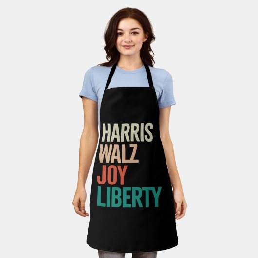Retro Harris Waltz 2024 Harris Walz Joy Liberty Schort (Gedragen)