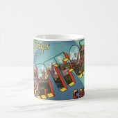 Retro Hartford Connecticut Mug (Centre)