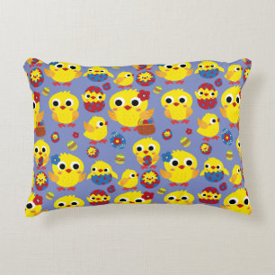 Retro Hatch Easter Eggs Accent Kussen