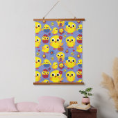 Retro Hatch Easter Eggs Hangend Wandkleed (Slaapkamer)