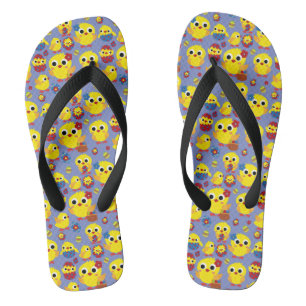 Retro Hatch Easter Eggs Teenslippers
