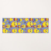 Retro Hatch Easter Eggs Yogamat (Voorkant (horizontaal))