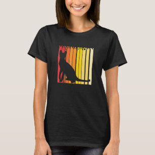 Retro Havana Brown Cat Breed Owner Gi T-shirt