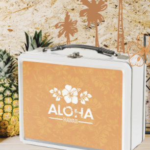 Retro Hawaïaanse Aloha Groet Lunchbox