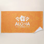 Retro Hawaii Aloha Beach Towel Strandlaken (Voorkant)