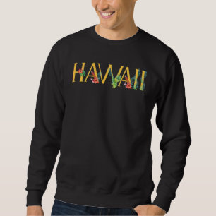 Retro Hawaii Flora en fauna Trui