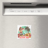 Retro Hawaii Magneet (Insitu (Vaatwasser))