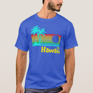  Retro Hawaii uit de jaren tachtig T-shirt