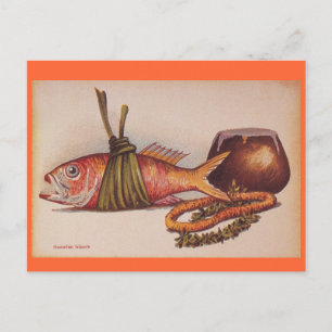 Retro Hawaiian Luau Briefkaart