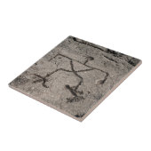 Retro Hawaiian Petroglyph -  Petroglyphs Tegeltje (Zijkant)