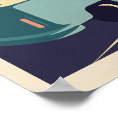 Retro Hawaiian surf Poster (Hoek)