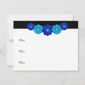 Retro Hawaiian Uitnodiging (Achterkant)