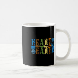 Retro Heart Earth Anagram Earth Day Liefde Koffiemok