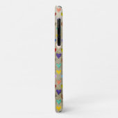 Retro Hearts Case-Mate iPhone Case (Achterkant/links)
