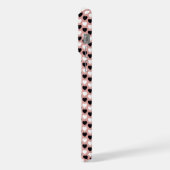 Retro Hearts Pink Black & White (Côté gauche)