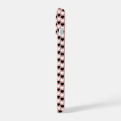 Retro Hearts Pink Black & White (Côté gauche)
