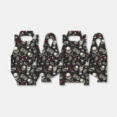Retro Heavy Metal Pattern Bedankdoosjes (Uitgevouwen)