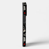 Retro Heavy Metal Pattern Case-Mate iPhone Case (Achterkant / Rechts)