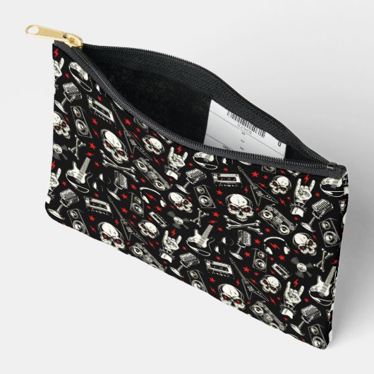 Retro Heavy Metal Pattern Etui (Open)