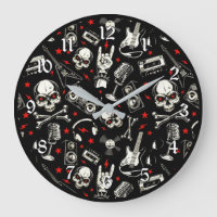 Retro Heavy Metal Pattern