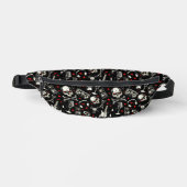 Retro Heavy Metal Pattern Heuptasje (Voorkant)