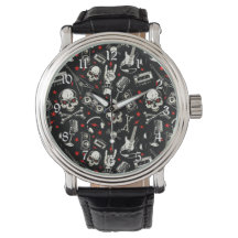 Retro Heavy Metal Pattern