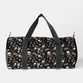Retro Heavy Metal Pattern Plunjezak