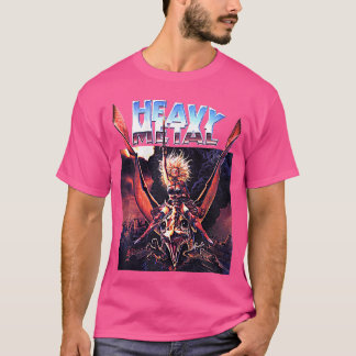 Retro  Heavymen vrouwen Grappig Metaltshirt TSh T-shirt