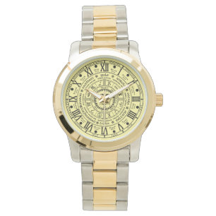 Retro Heidense stijl, Wiel van het jaarhorloge Horloge