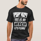 Retro Heks Halloween Matching Groep Kostuum Spook T-shirt (Voorkant)