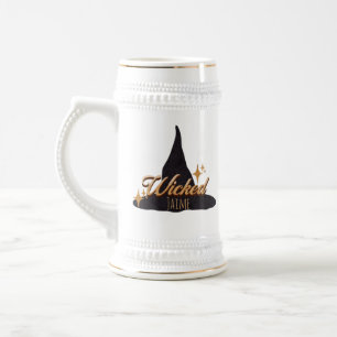 Retro Heksenhoed Boosaardige Naam Bierpul