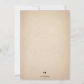 Retro  heksenuitnodiging kaart (Achterkant)