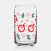 Retro Heldere Kerst Ornamenten Blikvorm Glas (Rechts)